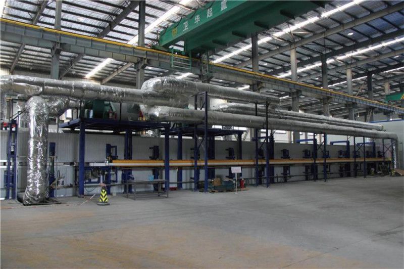 Synthetic sleeper production line